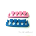 Kleurrijke Soft Foam Spons Nail Art Vinger Teenseparators voor Dividers Nail Art Manicure Pedicure Nail Tool